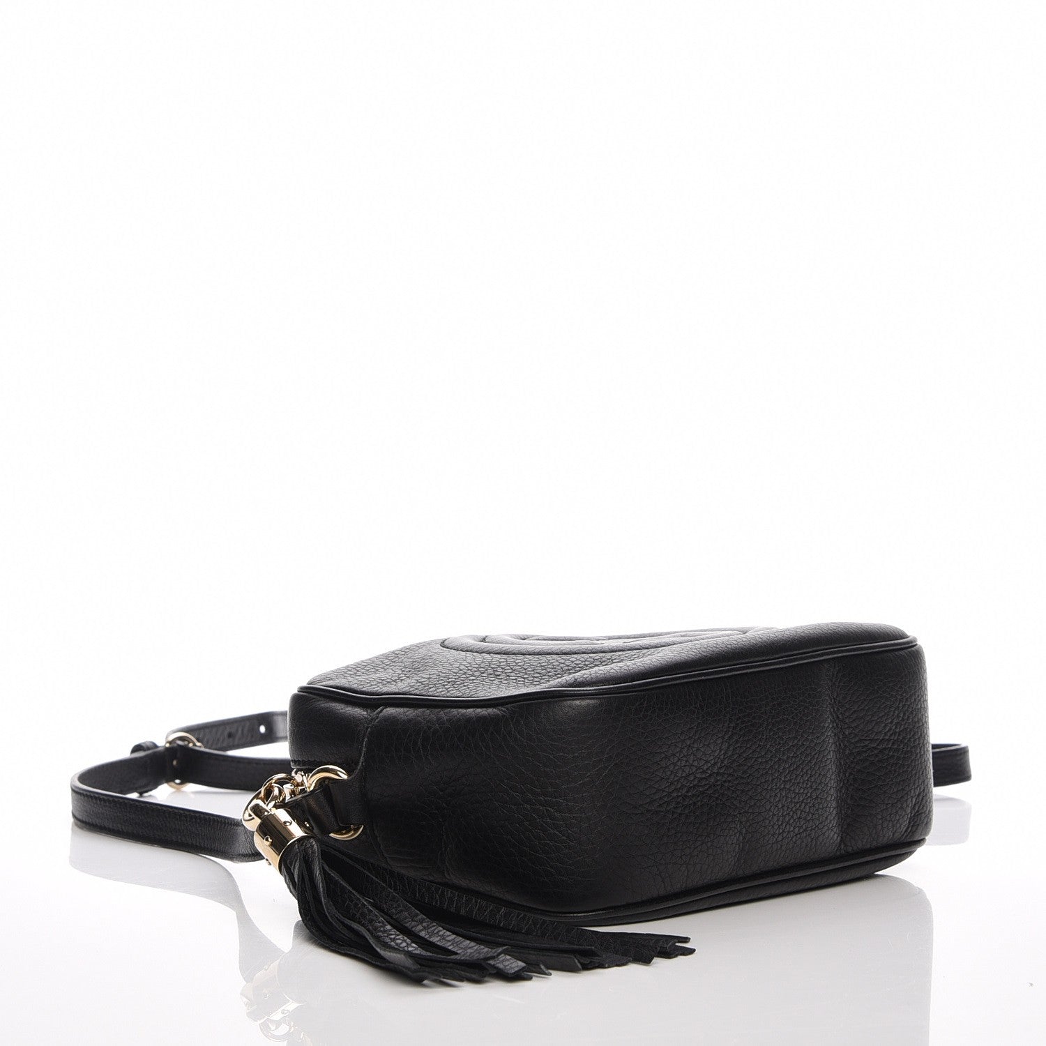 Gucci Pebbled Calfskin Small Soho Disco Bag Black 4 of 7