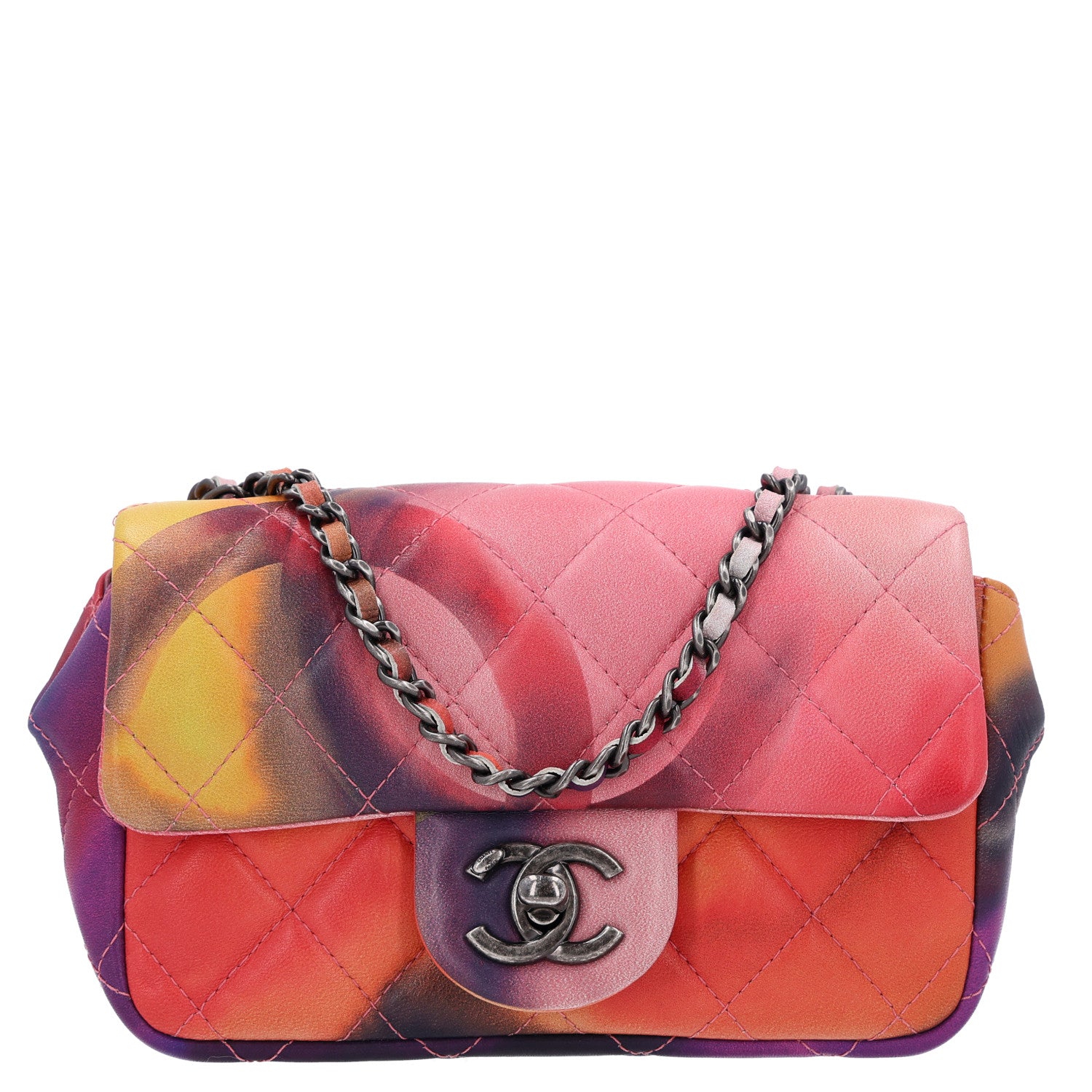 Chanel Lambskin Quilted Extra Mini Flower Power Flap Multicolor 1 of 11