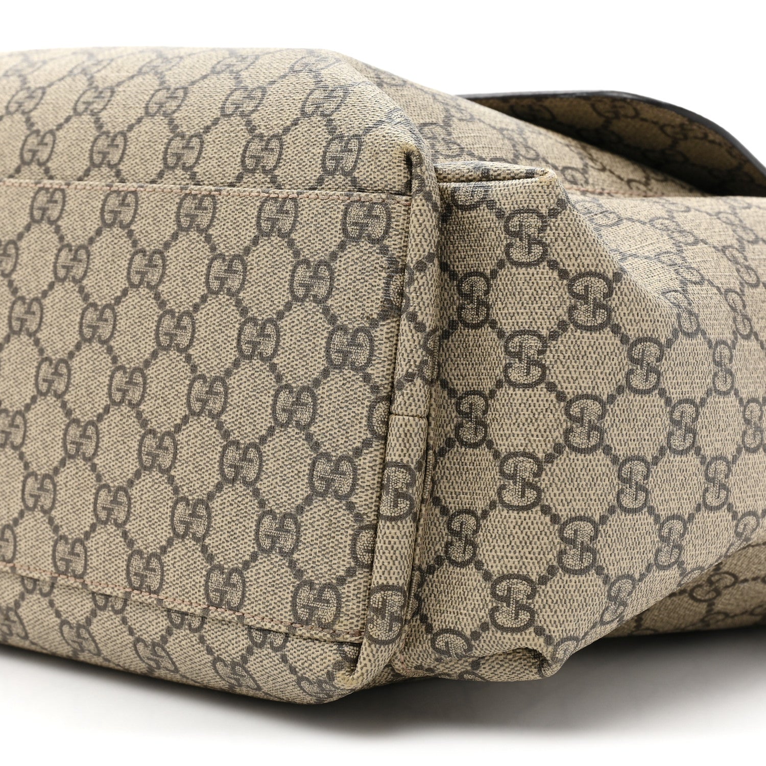 Gucci GG Plus Monogram Messenger Diaper Bag Dark Brown 9 of 16