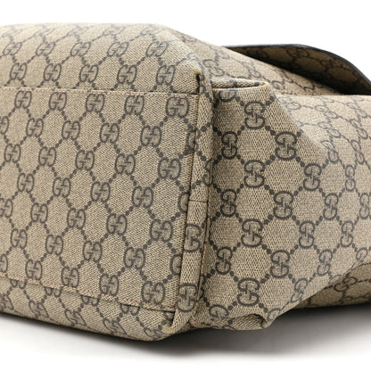 Gucci GG Plus Monogram Messenger Diaper Bag Dark Brown 9 of 16