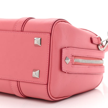 MCM Calfskin Small Essential Boston Bag Pink 10 of 15