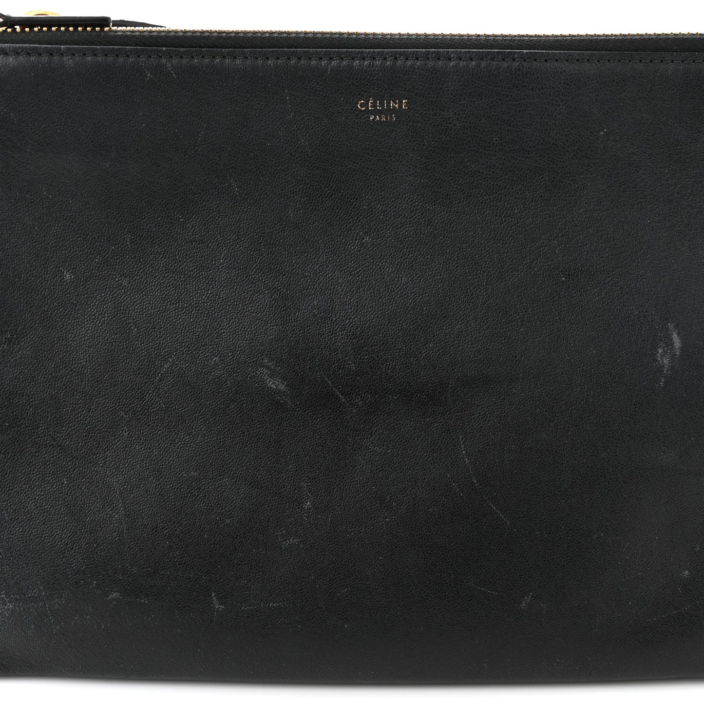 Lambskin Large Trio Crossbody Bag Black