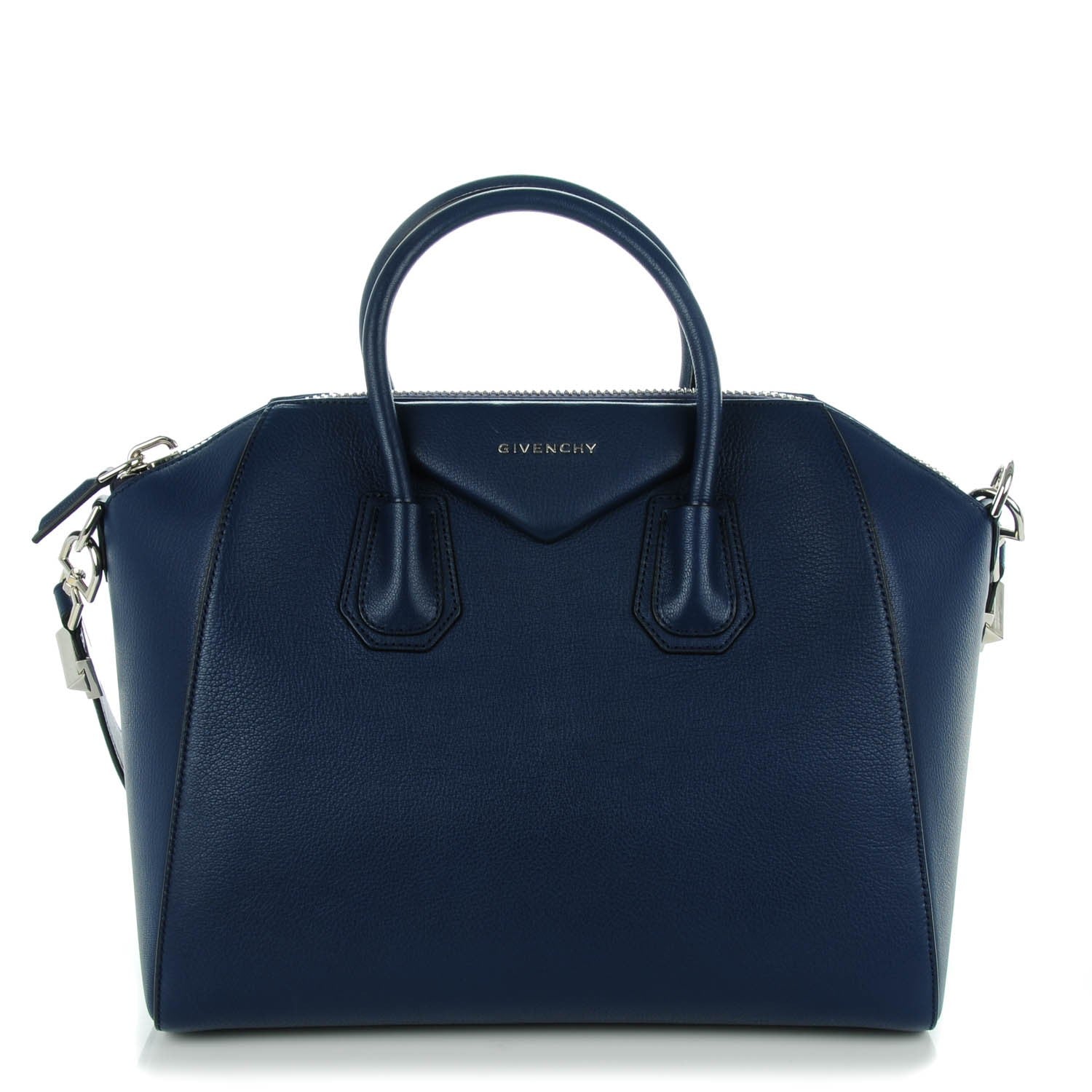 Givenchy Sugar Goatskin Medium Antigona Deep Blue 1 of 7