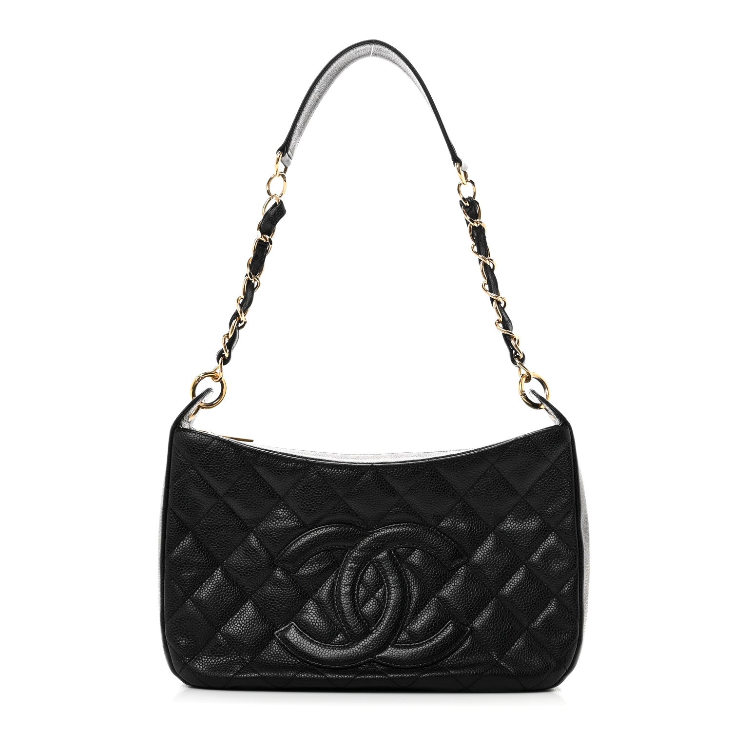 Chanel Caviar Quilted Timeless CC Shoulder Bag Black 1 of 10