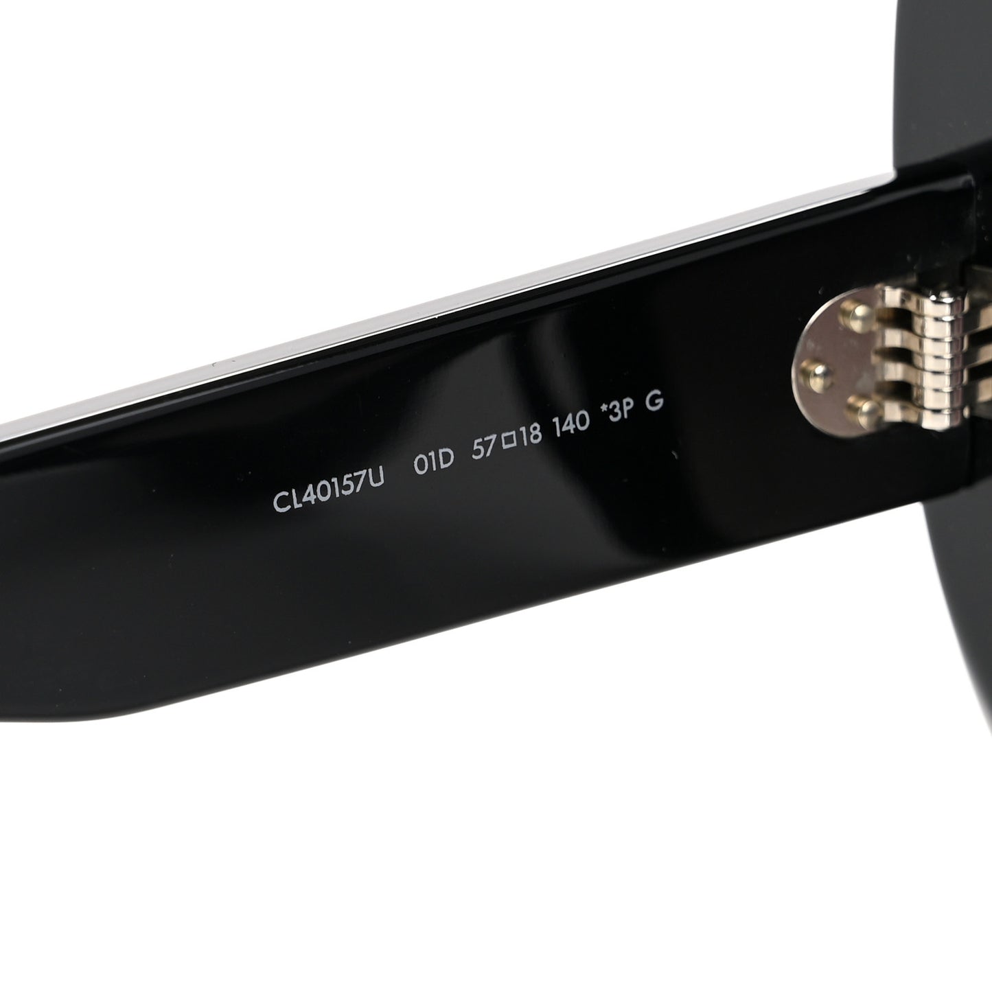 Acetate Square Sunglasses CL40157U Black
