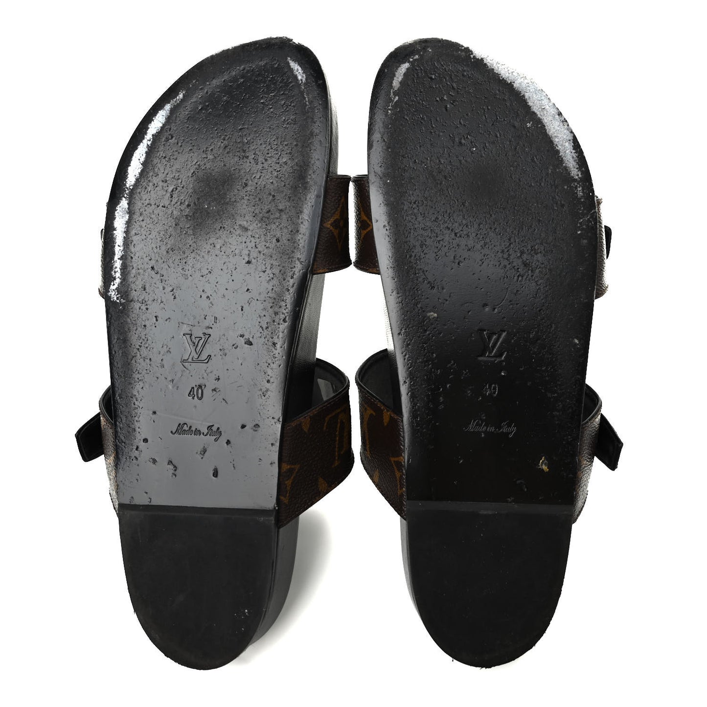 Monogram Bom Dia Mule Sandals 40 Black