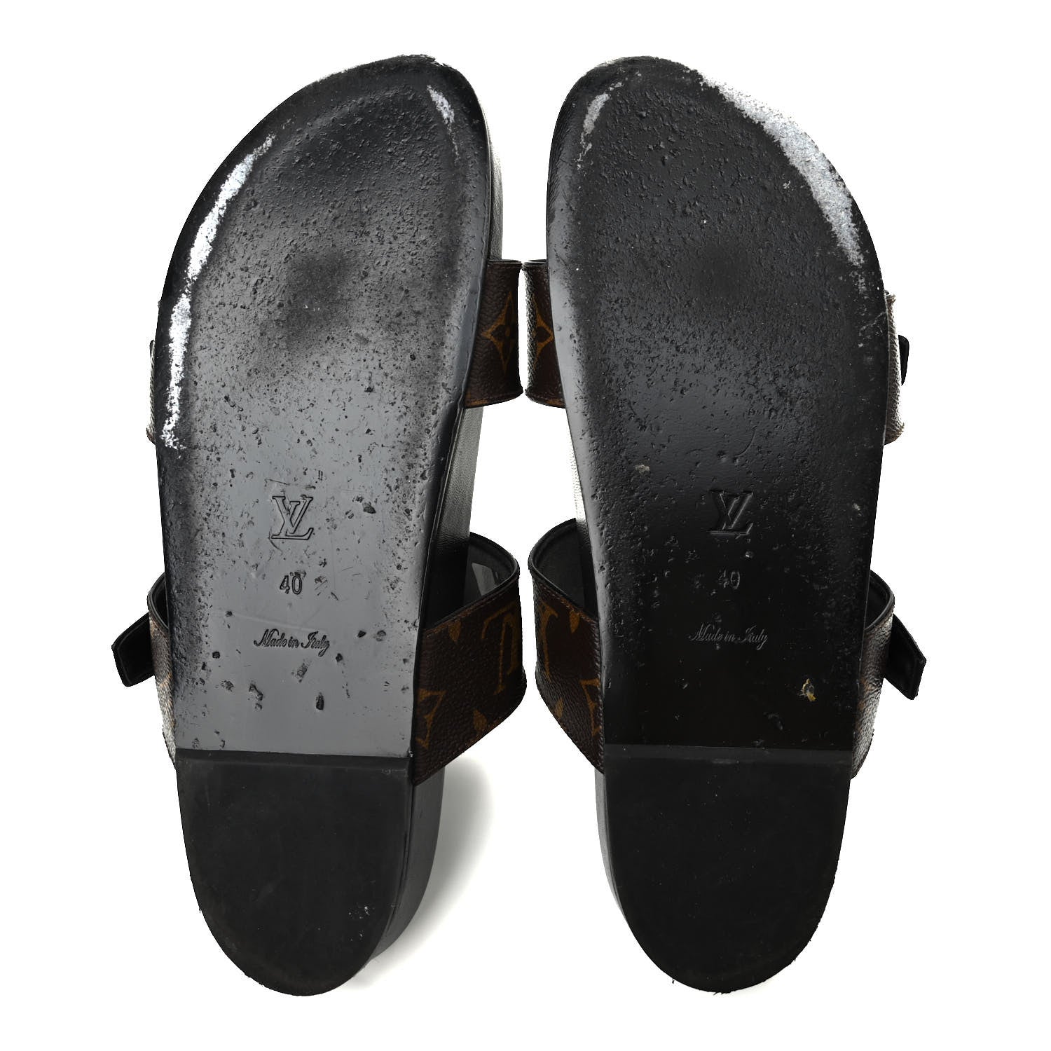 Louis Vuitton Monogram Bom Dia Mule Sandals 40 Black 5 of 7