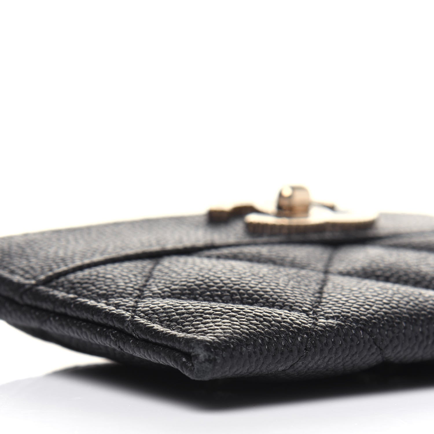 Chanel Caviar Quilted Vintage Mademoiselle Card Holder Black 10 of 16