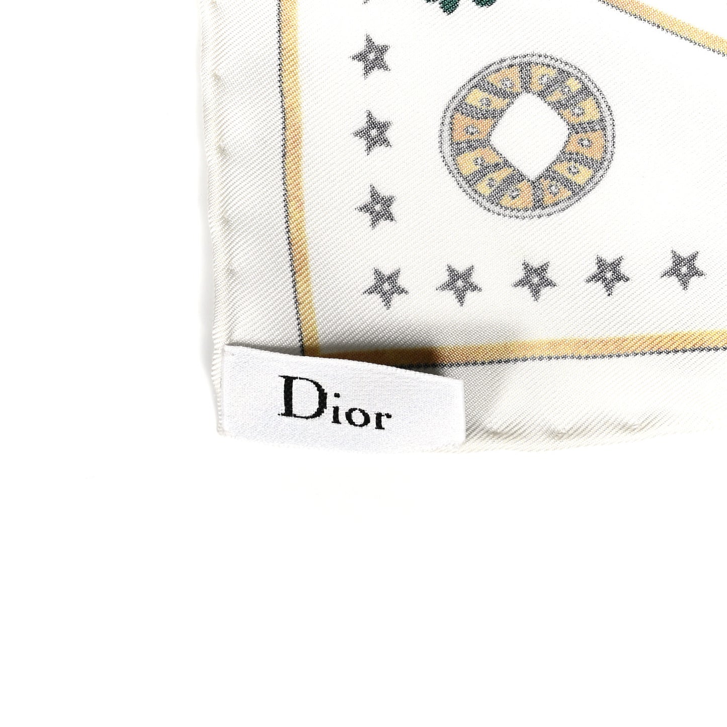 Silk L'imperatrice Square Scarf White