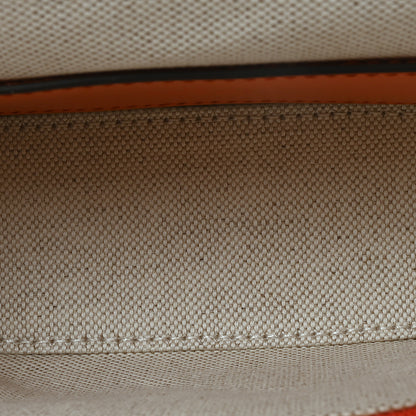 Gucci Calfskin GG Matelasse Mini Top Handle Bag Deep Orange 5 of 9