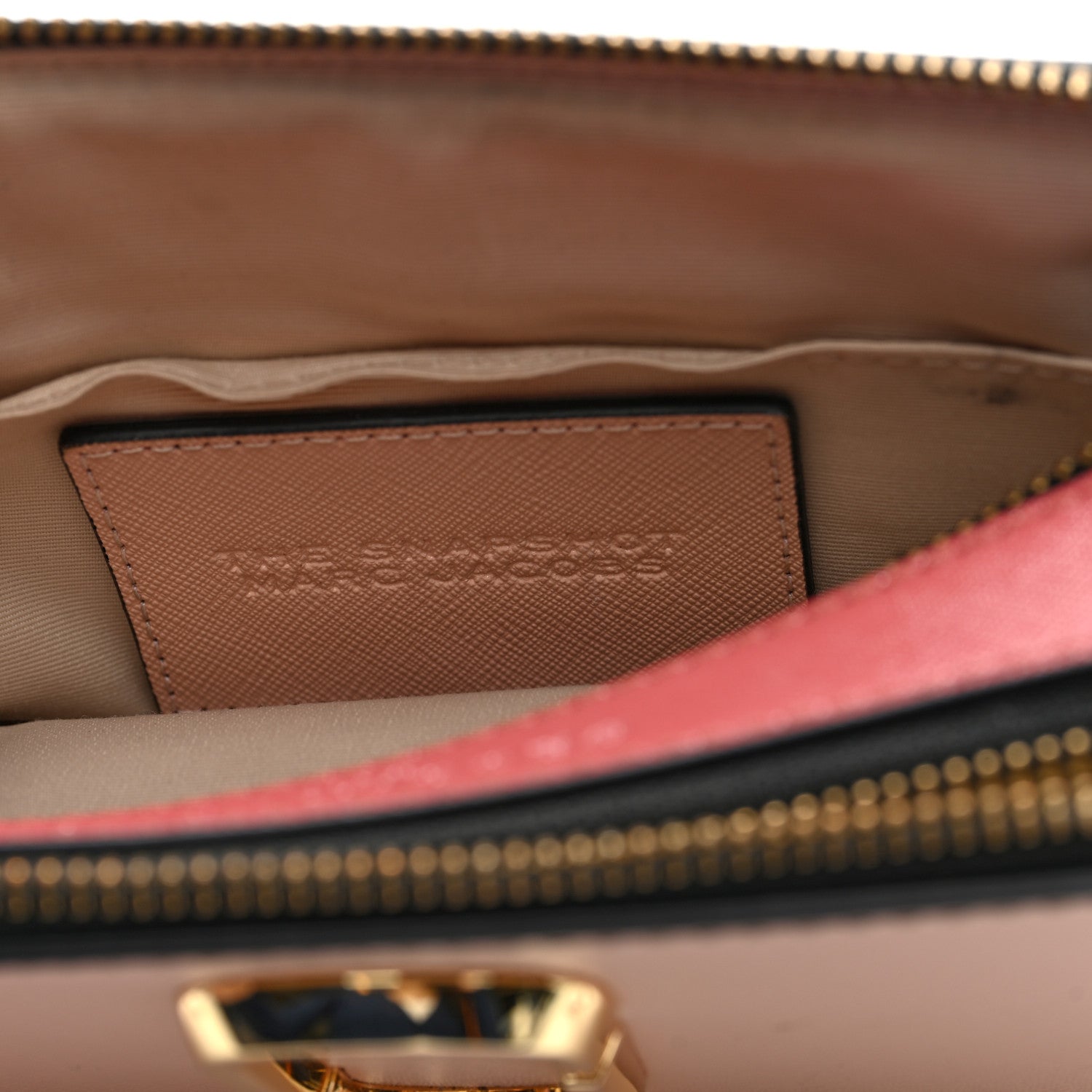 Marc Jacobs Saffiano Small Snapshot Camera Bag New Rose 7 of 10