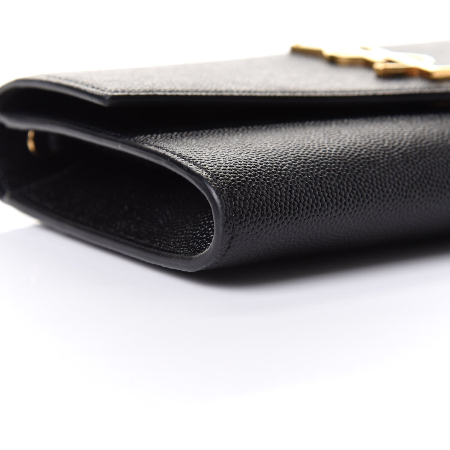 Saint Laurent Grain De Poudre Uptown Chain Wallet Black 6 of 11