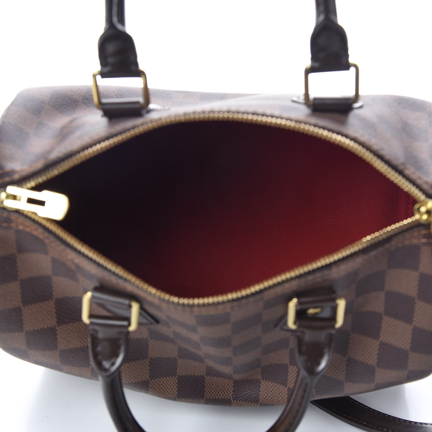 Louis Vuitton Damier Ebene Speedy Bandouliere 25 6 of 11