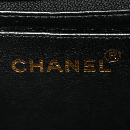 Chanel Caviar Vertical Quilted Jumbo Single Flap Black 5 of 10