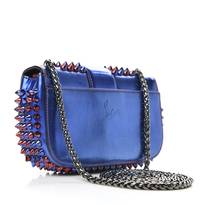Christian Louboutin Patent Scarabe Spikes Sweety Charity Crossbody Bag Rose Digitale 3 of 9