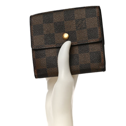 Louis Vuitton Damier Ebene Elise Wallet 2 of 13