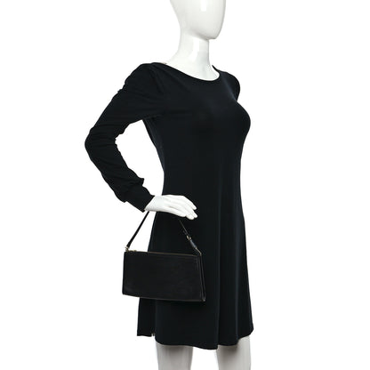 Louis Vuitton Epi Pochette Accessories 24 Black 3 of 8
