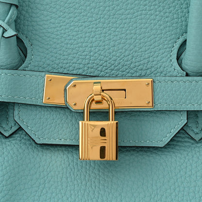 Hermes Togo Birkin 35 Bleu Atoll 8 of 12