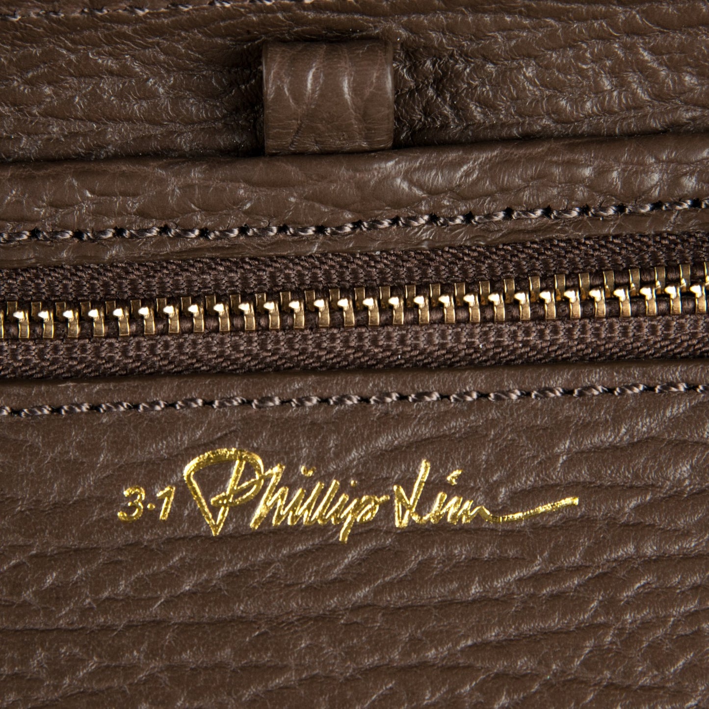 3.1 Textured Calfskin Mini Pashli Satchel Taupe
