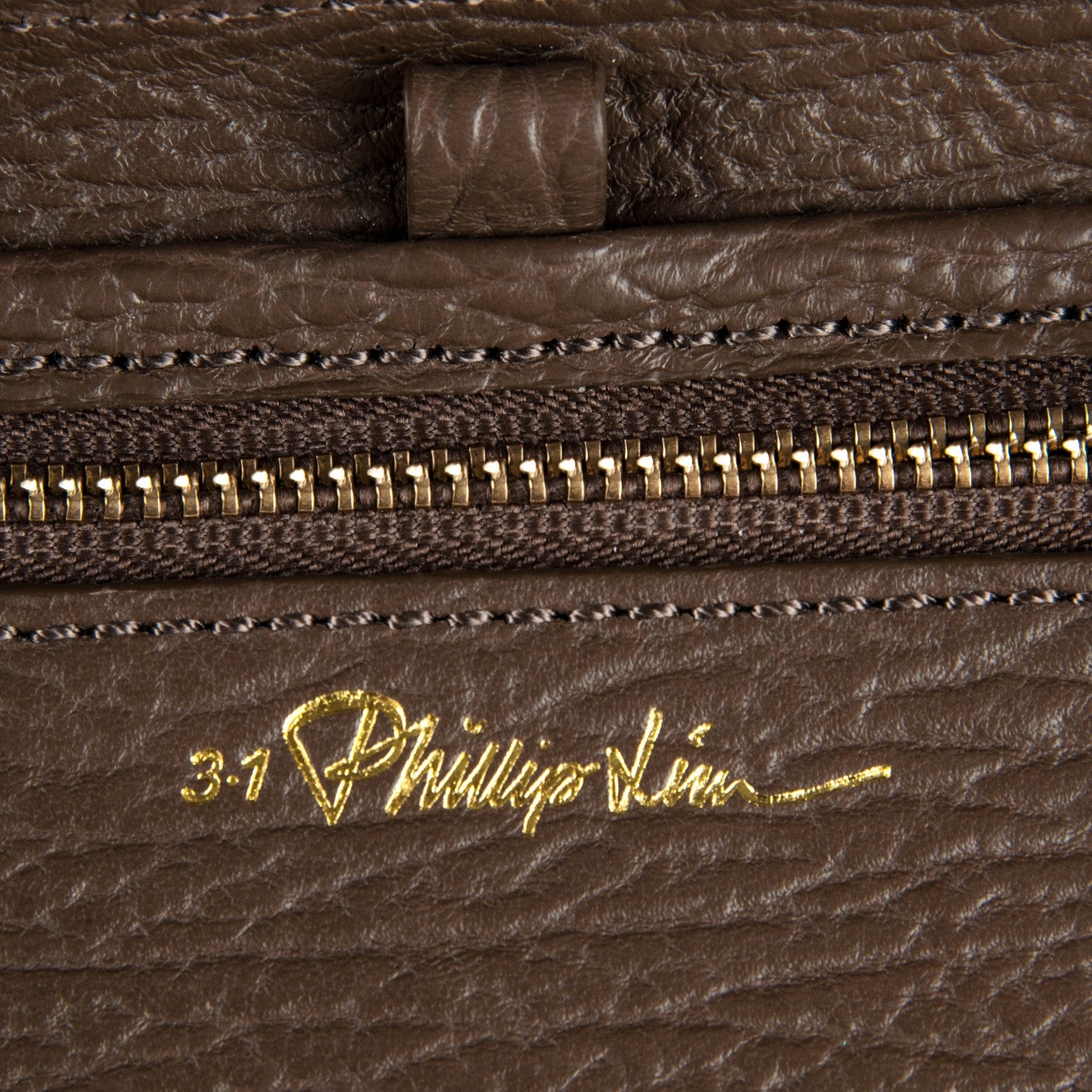 3.1 Phillip Lim 3.1 Textured Calfskin Mini Pashli Satchel Taupe 6 of 7