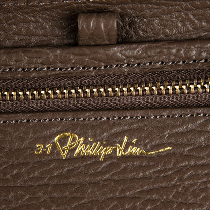 3.1 Phillip Lim 3.1 Textured Calfskin Mini Pashli Satchel Taupe 6 of 7