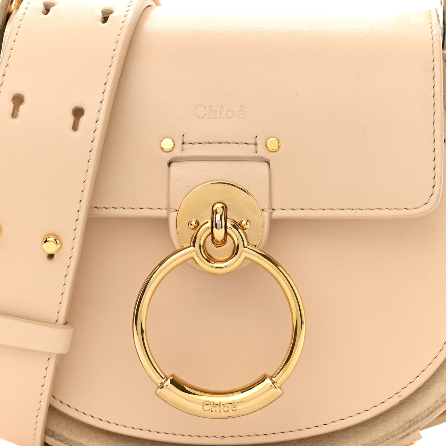 Calfskin Small Tess Bag Blondie Beige
