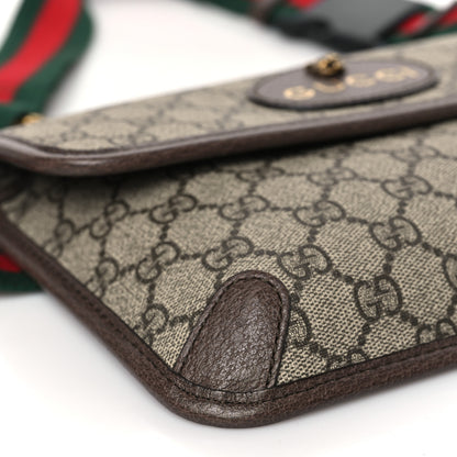 Gucci GG Supreme Monogram Neo Vintage Web Belt Bag Brown 8 of 9