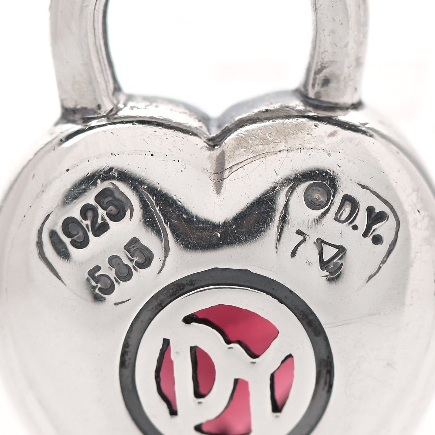 Sterling Silver 14K Yellow Gold Garnet Heart Pendant