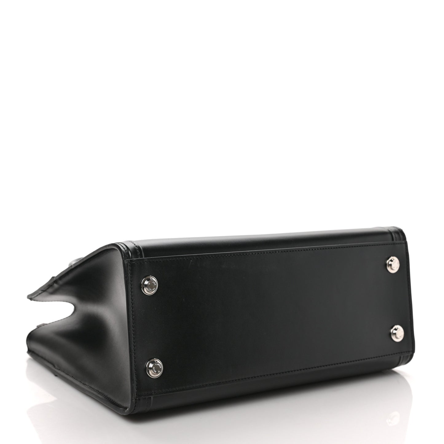 Calfskin Embossed Steamer MM Black