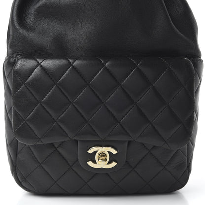 Chanel Lambskin Quilted Small in Seoul Backpack Black 9 of 9