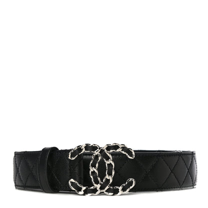 Chanel Caviar Quilted CC Chain Belt 85 34 Black 1 of 9