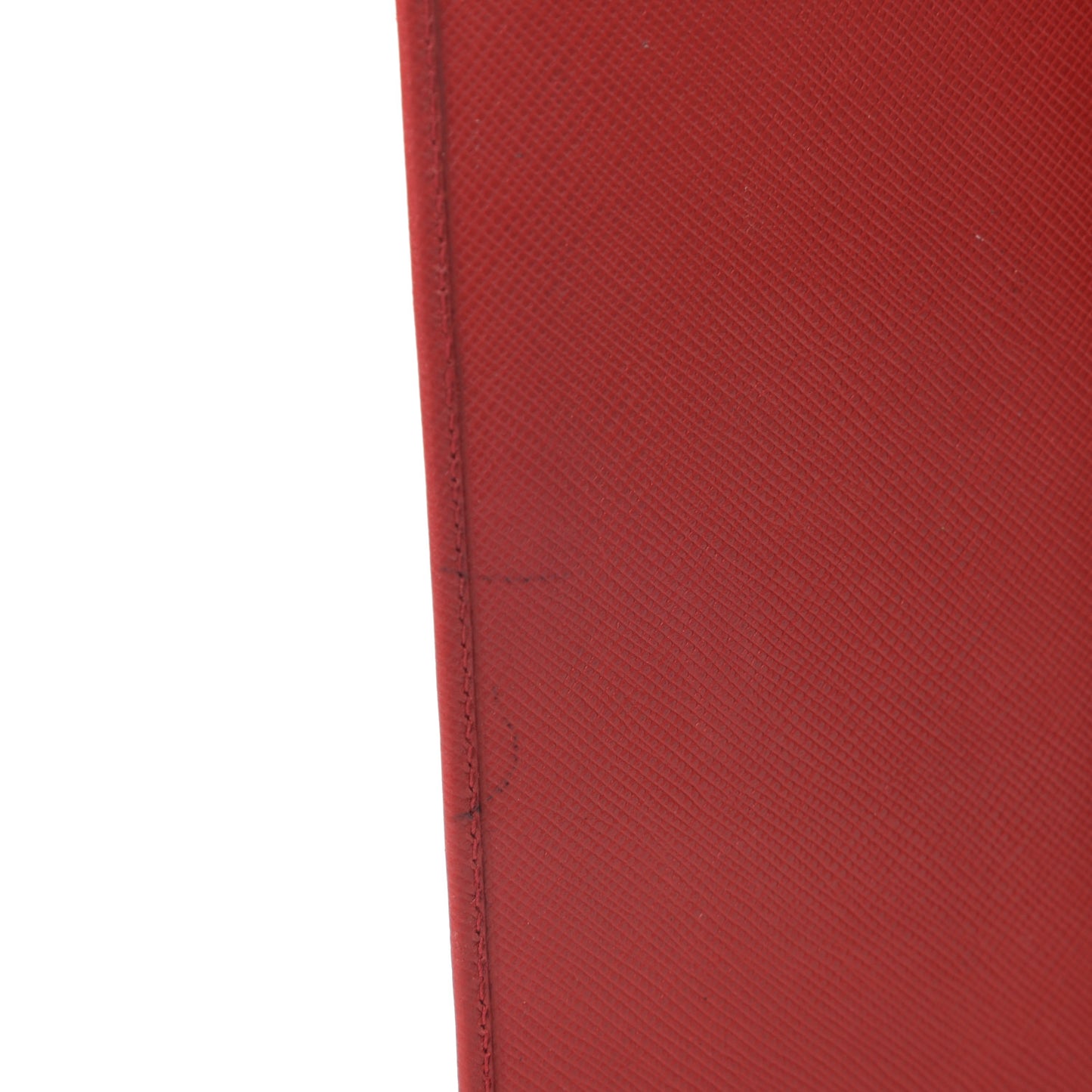 Saffiano Checkbook Cover Rosso