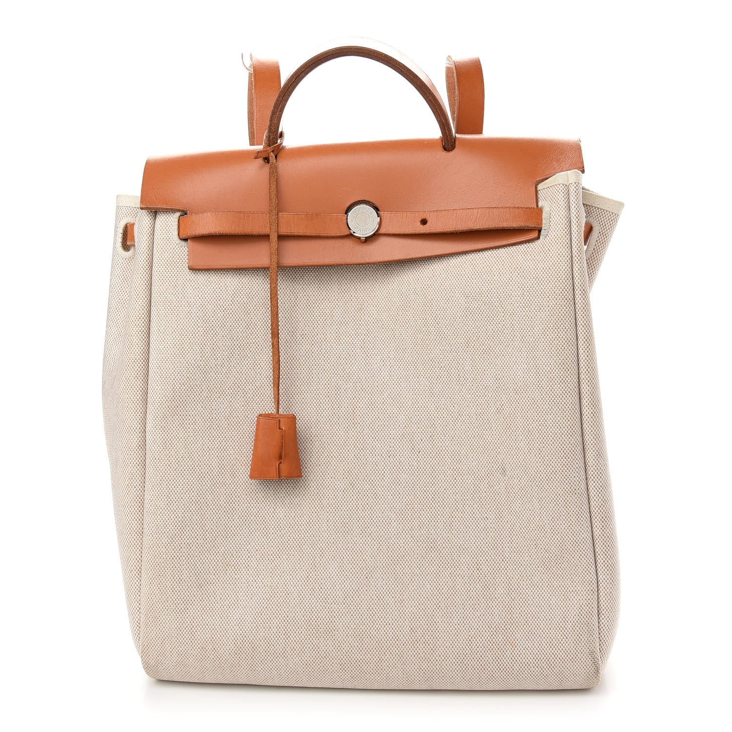 Hermes Toile Herbag Backpack 30 PM Natural 1 of 7