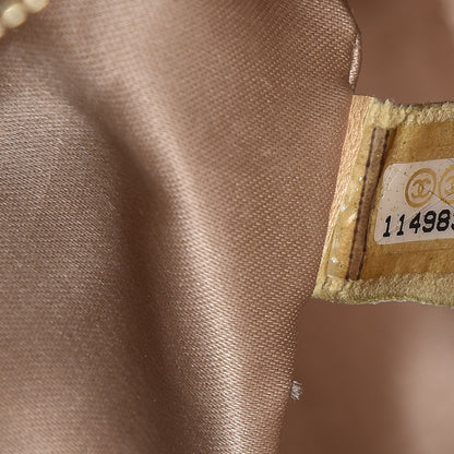Chanel Lambskin Bubble Quilt Bowler Dark Beige 7 of 14