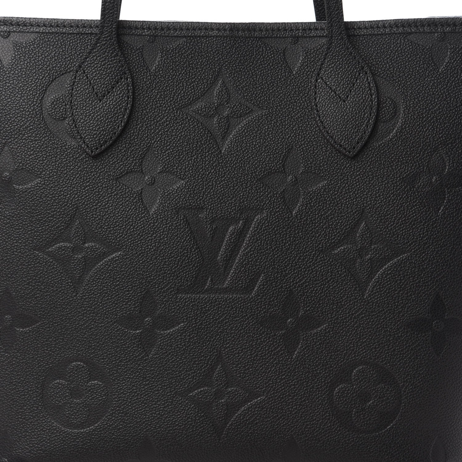 Louis Vuitton Empreinte Monogram Giant Neverfull MM Black 9 of 10