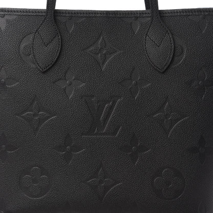 Louis Vuitton Empreinte Monogram Giant Neverfull MM Black 9 of 10
