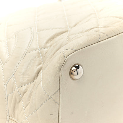 Chanel Aged Calfskin Quilted Large Cotton Club Tote Pearl 12 of 17