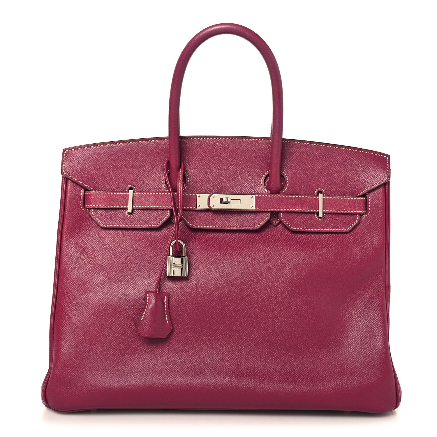 Hermes Epsom Candy Birkin 35 Tosca Rose Tyrien 1 of 17
