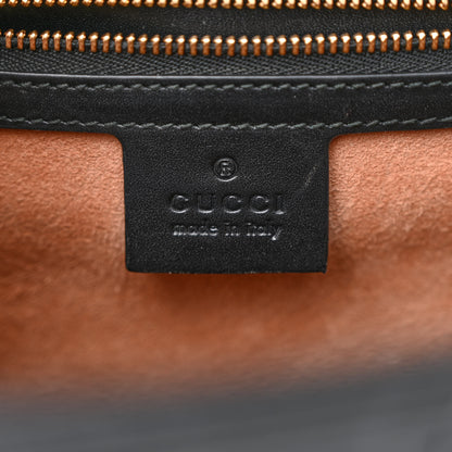 Gucci Guccissima Signature Medium Sylvie Top Handle Bag Black 6 of 19