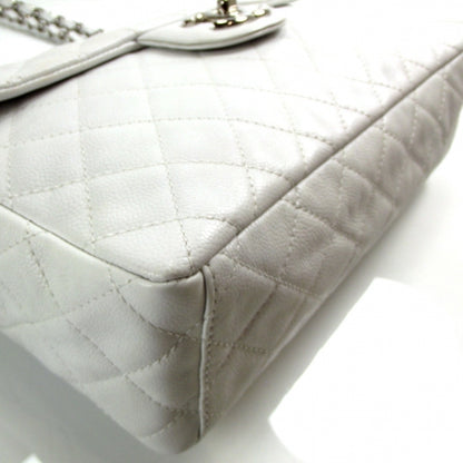 Chanel Caviar Jumbo Flap White 5 of 11