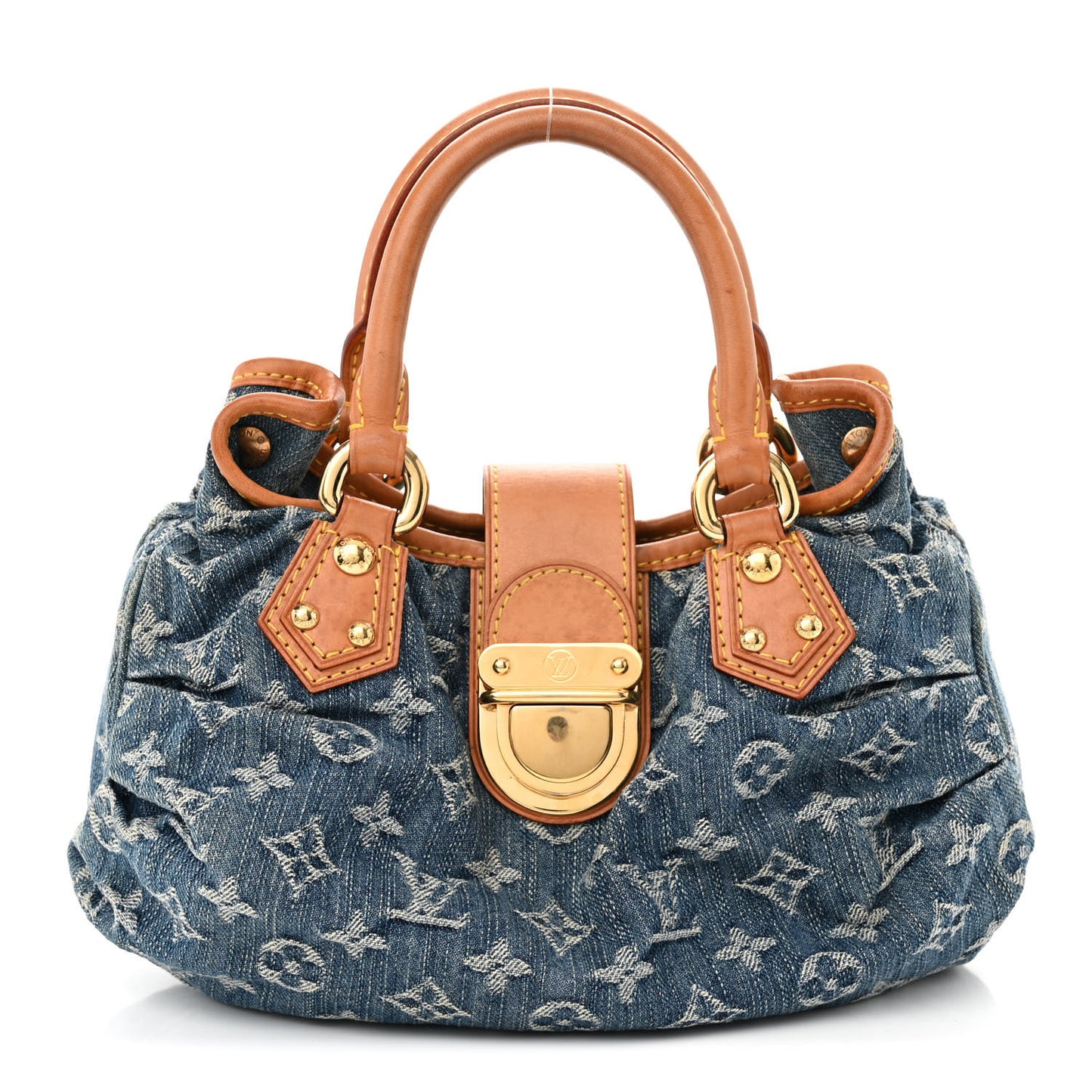Monogram Denim Pleaty Blue