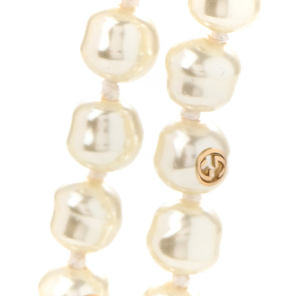 Gucci Pearl GG Sylvie Long Necklace 4 of 7