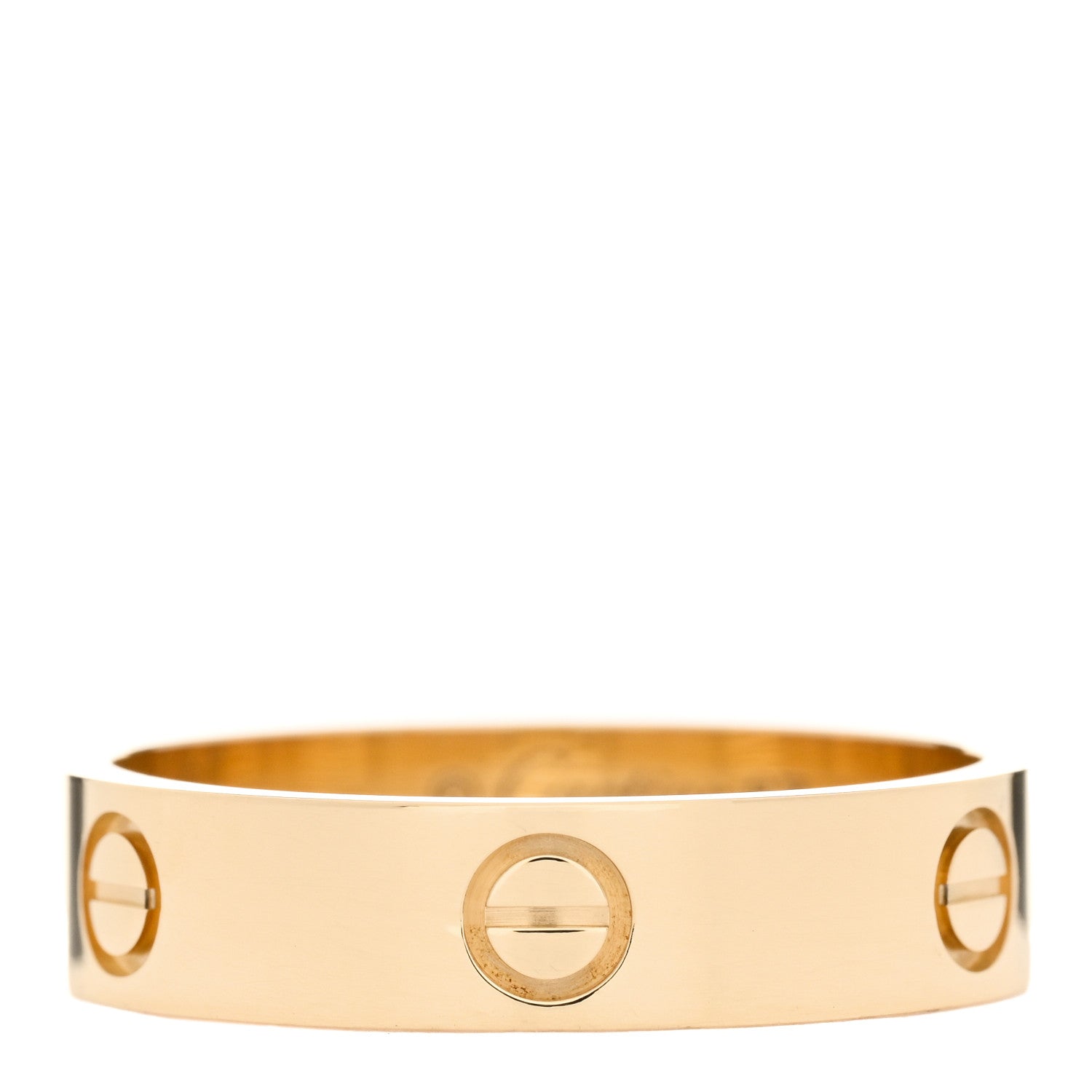 Cartier 18K Yellow Gold 5.5mm LOVE Ring 67 11.75 1 of 4