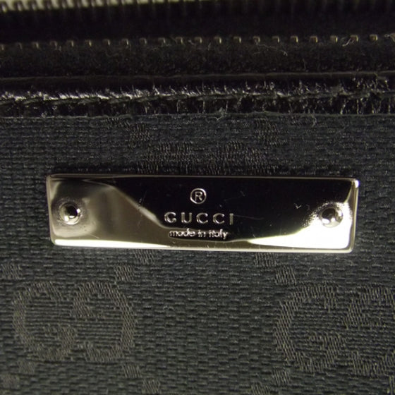 Black Signature Monogram GG Wallet