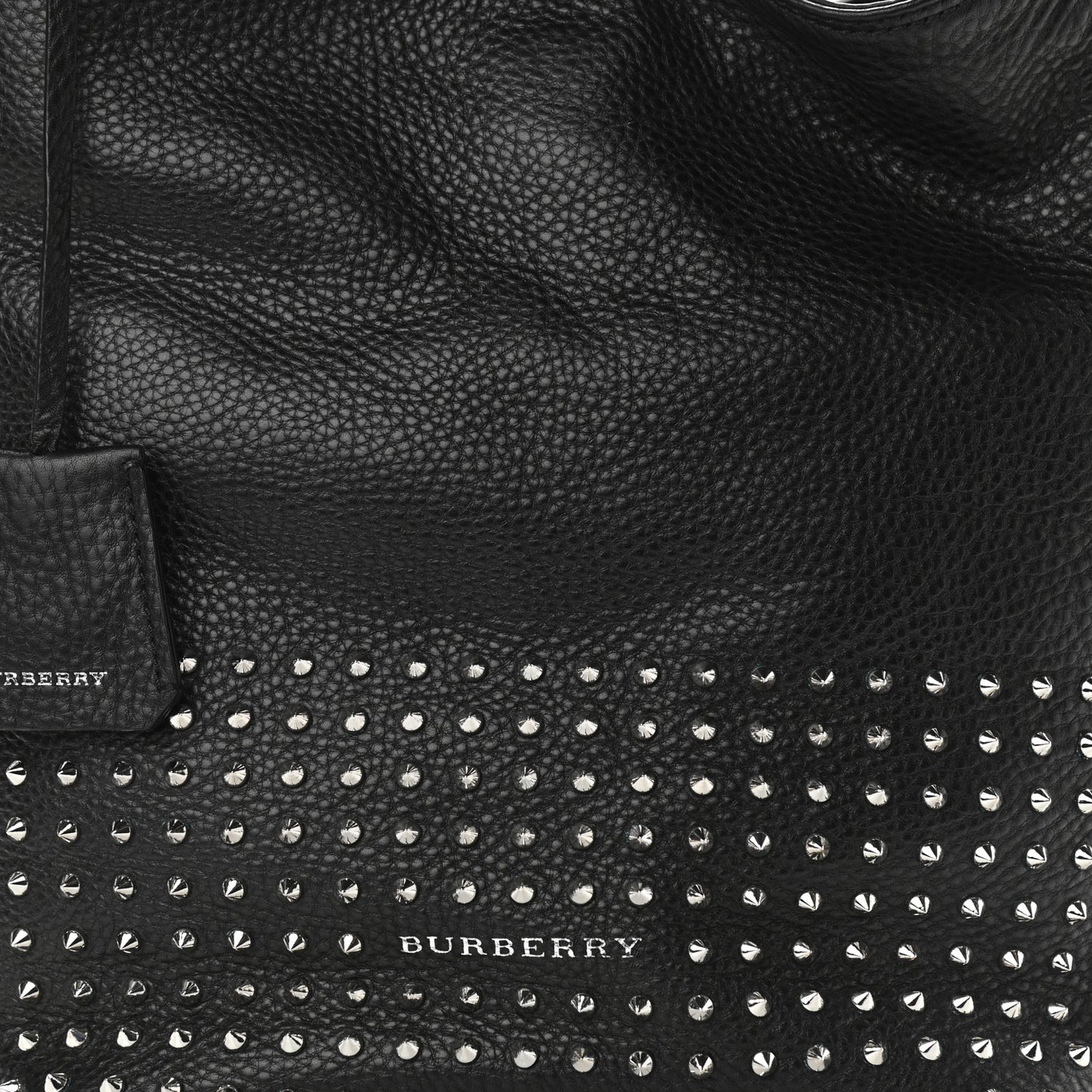 Calfskin Studded Medium Susanna Hobo Black