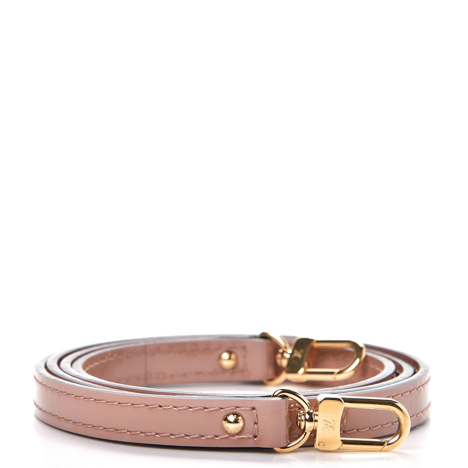 Louis Vuitton Patent 12mm Alma BB Shoulder Strap Rose Velours 1 of 3