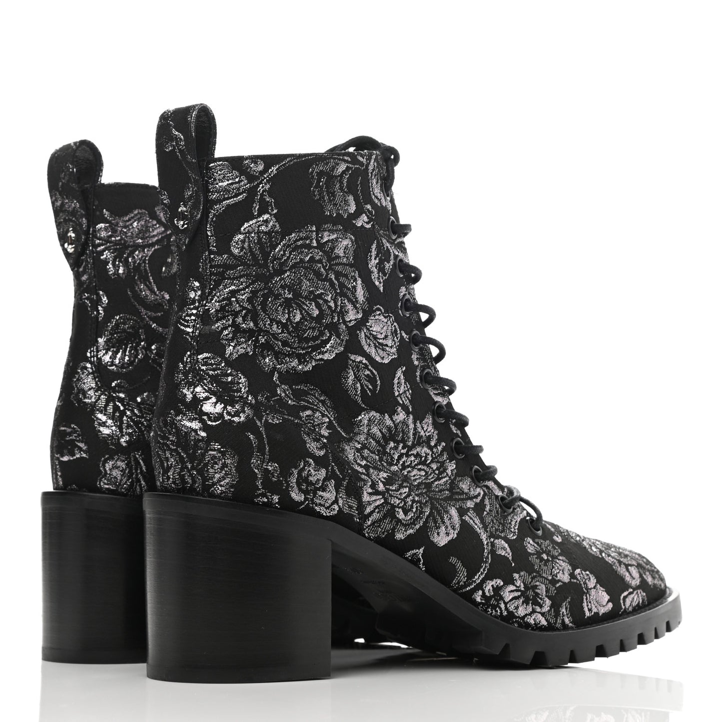 Brocade Cruz 65 Ankle Booties 40.5 Steel Black