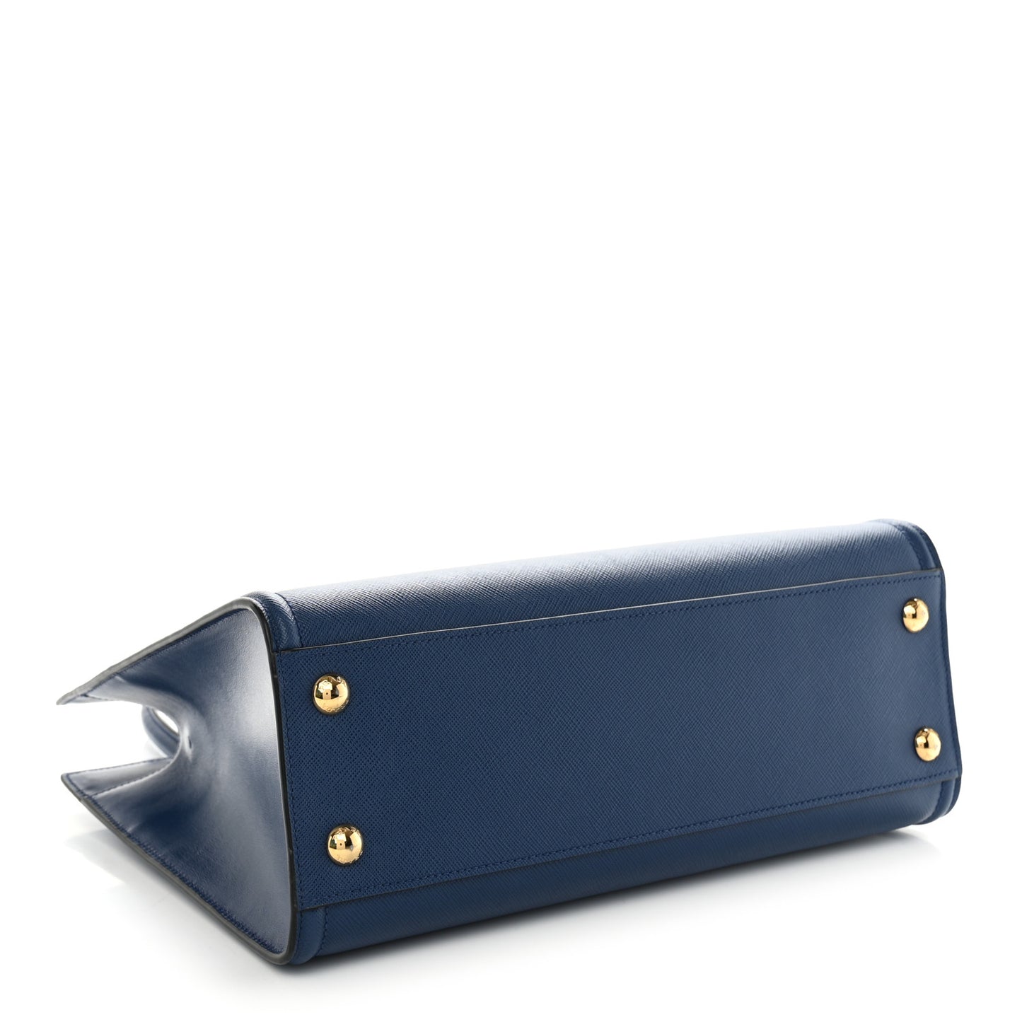 Saffiano Soft Calfskin Large Tote Bluette