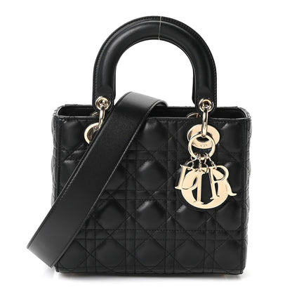 Christian Dior Lambskin Cannage Small My ABCDior Lady Dior Black 1 of 11