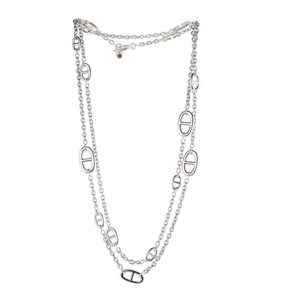 Hermes Sterling Silver Farandole Necklace 120 3 of 5